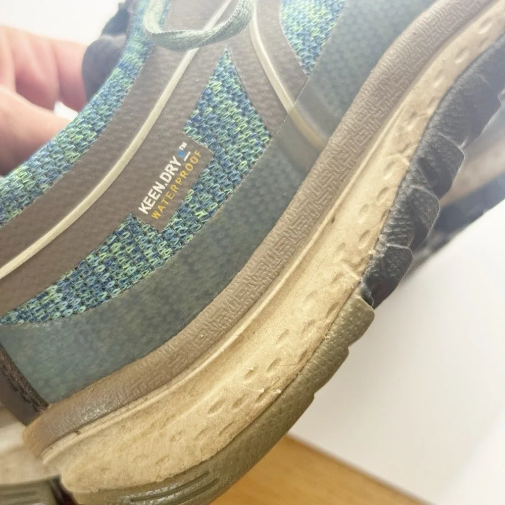 KEEN Hiking Shoes Women's 8.5 Blue Green Terradora Waterproof Trail Walking